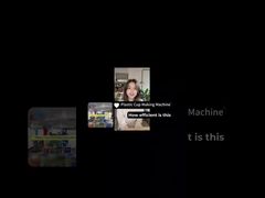 Całkowicie automatyczna maszyna do produkcji plastikowych kubków o wysokiej wydajności