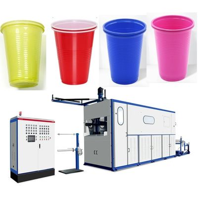 11KW mocy grzewczej W pełni automatyczna jednorazowa maszyna do tworzenia plastikowych kubków do pudełka do ciast i innych produktów