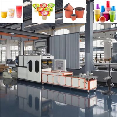 Fully automatic plastic cup forming machine
