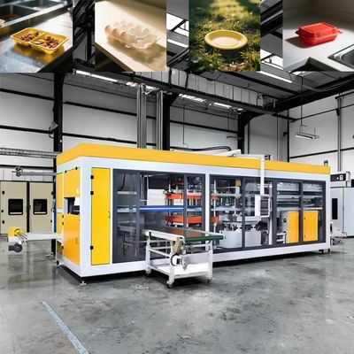 W pełni automatyczna maszyna do termoformowania plastikowych pojemników na wynos