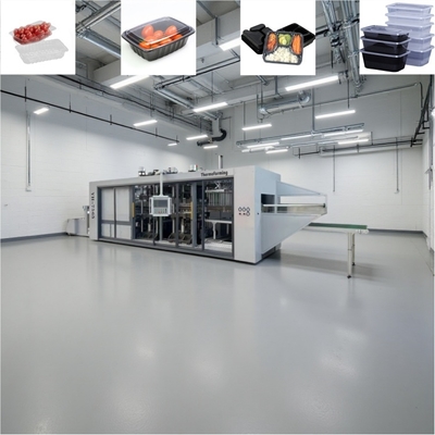 Maszyna termoformowania tworzyw sztucznych do pojemników spożywczych - automatyczna i wydajna