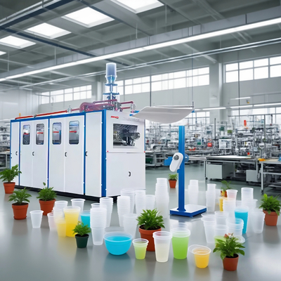 PLC Plastic Thermoforming Machine for Lunch Boxes and Bowls